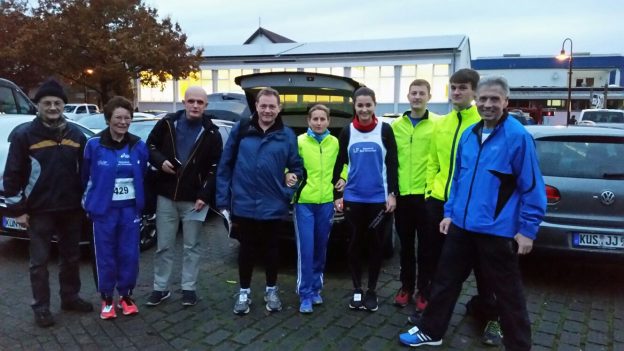 7 LFN Läuferinnen und Läufer starten beim 37. Fackellauf in Rodenbach (Pfalz)